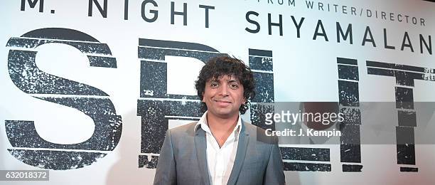 Director, writer, producer M. Night Shyamalan attends "Split" New York Premiere at SVA Theater on January 18, 2017 in New York City.