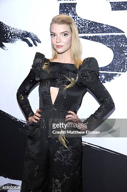 Actress Anya Taylor-Joy attends "Split" New York Premiere at SVA Theater on January 18, 2017 in New York City.