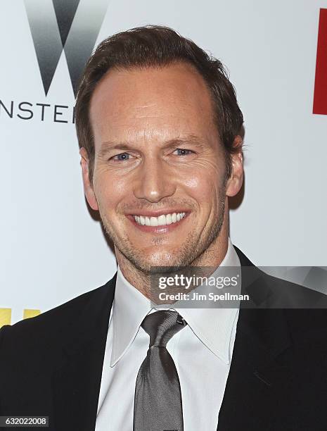Actor Patrick Wilson attends the screening of "The Founder" hosted by The Weinstein Company with Grey Goose at The Roxy on January 18, 2017 in New...