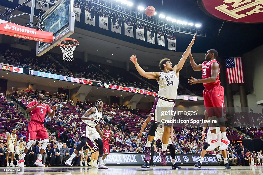 NCAA BASKETBALL: JAN 17 Arkansas at Texas A&M