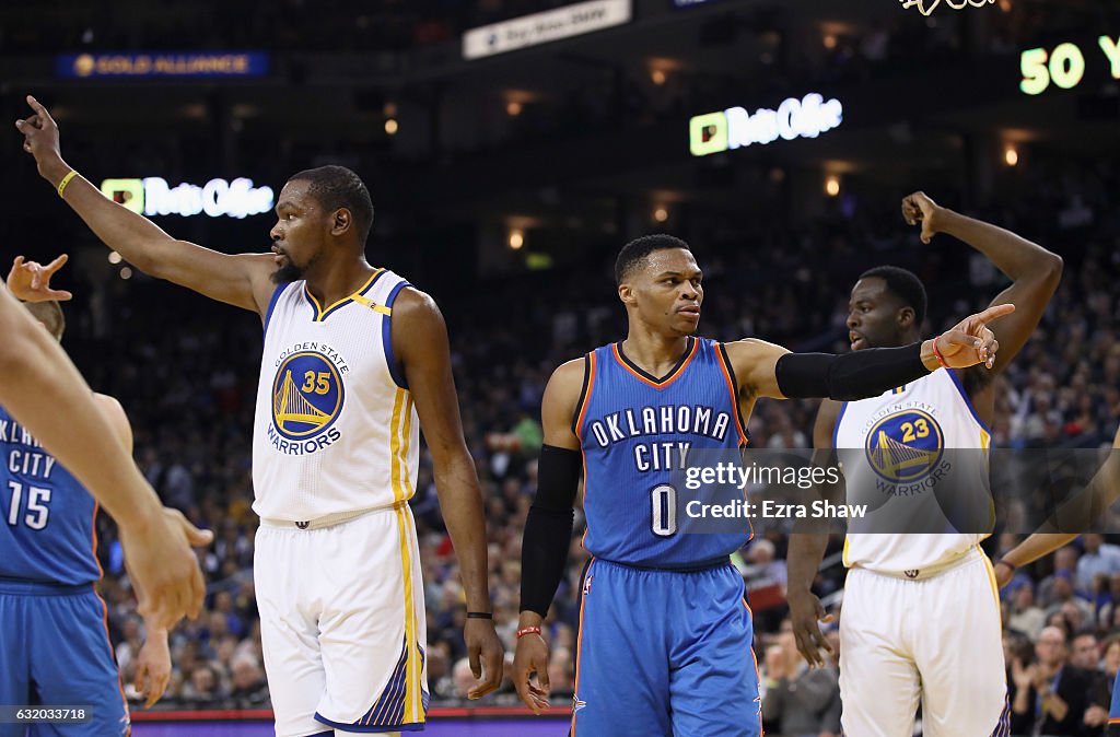 Oklahoma City Thunder v Golden State Warriors