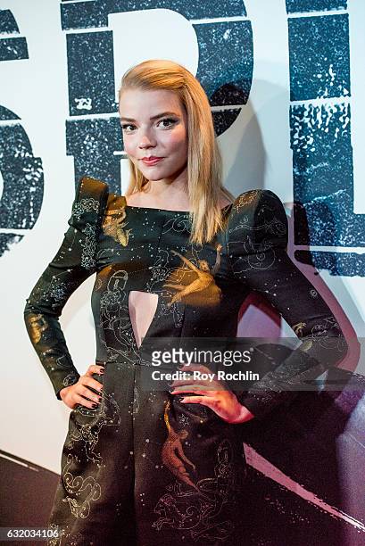 Actress Anya Taylor-Joy attends the "Split" New York Premiere at SVA Theater on January 18, 2017 in New York City.