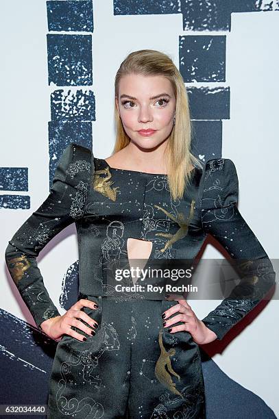 Actress Anya Taylor-Joy attends the "Split" New York Premiere at SVA Theater on January 18, 2017 in New York City.