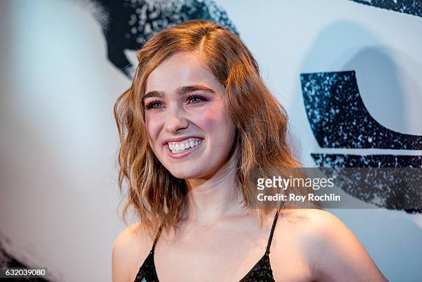 Actress Haley Lu Richardson attends the "Split" New York Premiere at SVA Theater on January 18, 2017 in New York City.