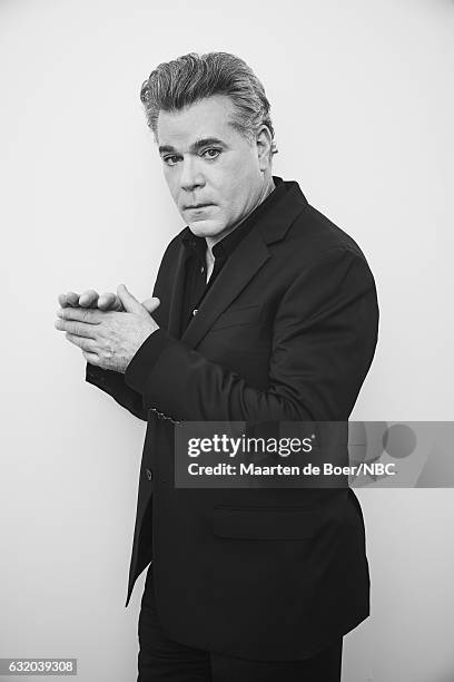 Actor Ray Liotta of 'Shades of Blue' poses for a portrait in the NBCUniversal Press Tour portrait studio at The Langham Huntington, Pasadena on...