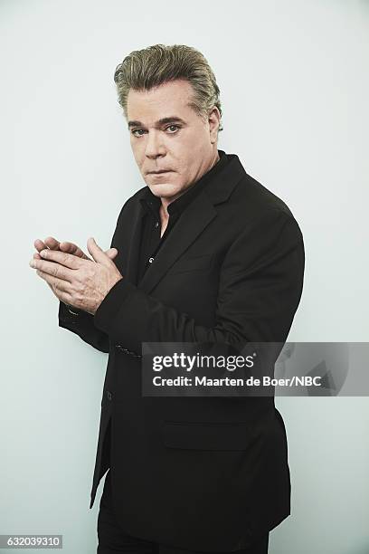 Actor Ray Liotta of 'Shades of Blue' poses for a portrait in the NBCUniversal Press Tour portrait studio at The Langham Huntington, Pasadena on...