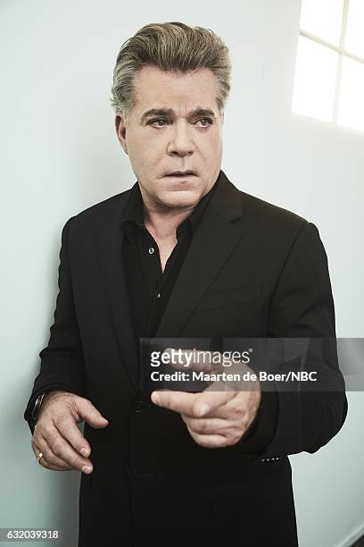 Actor Ray Liotta of 'Shades of Blue' poses for a portrait in the NBCUniversal Press Tour portrait studio at The Langham Huntington, Pasadena on...
