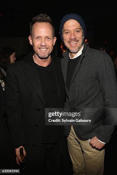 Dean Winters and Stephen Gaghan attend The Weinstein Company with Grey Goose Host the After Party for "The Founder" on January 18, 2017 in New York...