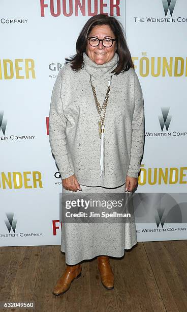 Fern Mallis attends the screening of "The Founder" hosted by The Weinstein Company with Grey Goose at The Roxy on January 18, 2017 in New York, New...