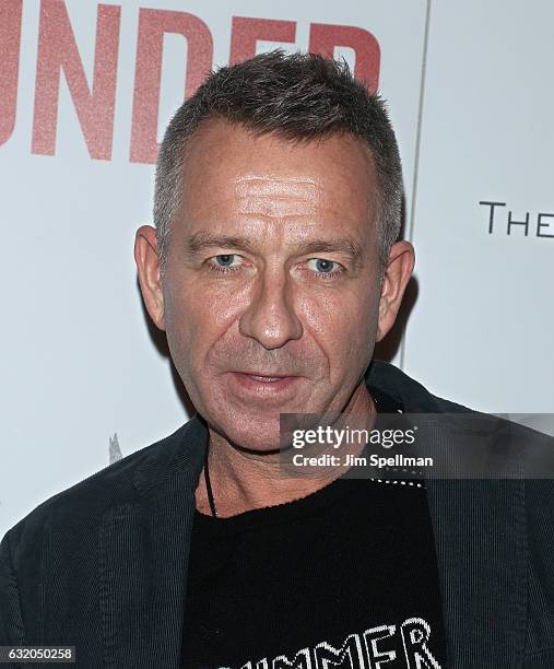 Actor Sean Pertwee attends the screening of "The Founder" hosted by The Weinstein Company with Grey Goose at The Roxy on January 18, 2017 in New...