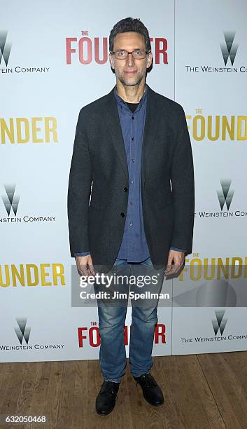 Actor Ben Shenkman attends the screening of "The Founder" hosted by The Weinstein Company with Grey Goose at The Roxy on January 18, 2017 in New...