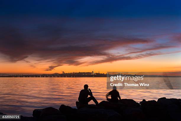 couple looking at san francisco - berkeley california stock pictures, royalty-free photos & images