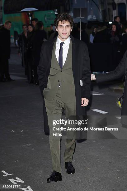 Eduardo Valdarnini attends the Valentino Menswear Fall/Winter 2017-2018 show as part of Paris Fashion Week on January 18, 2017 in Paris, France.