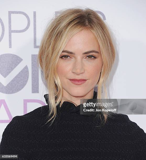 Actress Emily Wickersham arrives at the People's Choice Awards 2017 at Microsoft Theater on January 18, 2017 in Los Angeles, California.