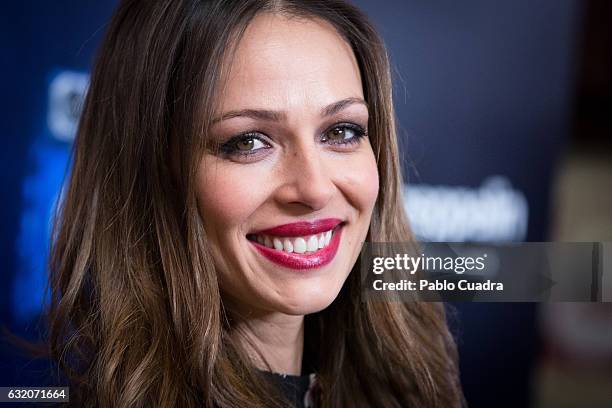 Spanish model Eva Gonzalez presents 'El Gran Reto Musical' Tv Show at Hard Rock Cafe on January 19, 2017 in Madrid, Spain.