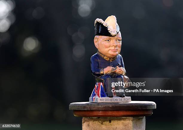 Clarice Cliff Churchill Toby jug, 1 of 350 ever produced dating from around 1940, which is estimated to sell for up to &pound;1,000 during an auction...