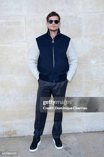 Jeremie Leheurte attends the Louis Vuitton Menswear Fall/Winter 2017-2018 show as part of Paris Fashion Week on January 19, 2017 in Paris, France.