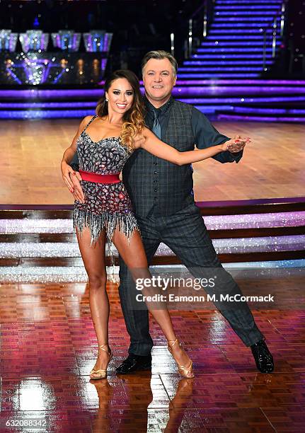 Ed Balls and Katya Jones attend the Strictly Come Dancing Live Tour Photocall on January 19, 2017 in Birmingham, England.