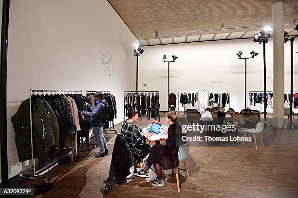 General view during the Mercedes-Benz Fashion Week Berlin A/W 2017 at 'me Collectors Room' on January 19, 2017 in Berlin, Germany.