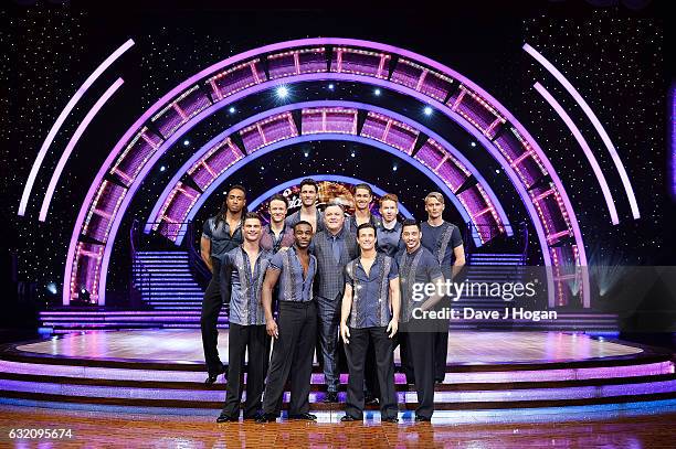 Alijaz Skorjanec, Kevin Clifton, Ore Oduba, Gorka Marquez, Ed Balls, Danny Mac, AJ Pritchard, Neil Jones and Giovanni Pernice attend the photocall...