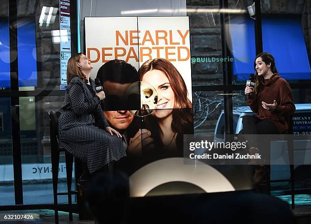 Emily Deschanel attends the Build Series to discuss her show 'Bones' at Build Studio on January 19, 2017 in New York City.