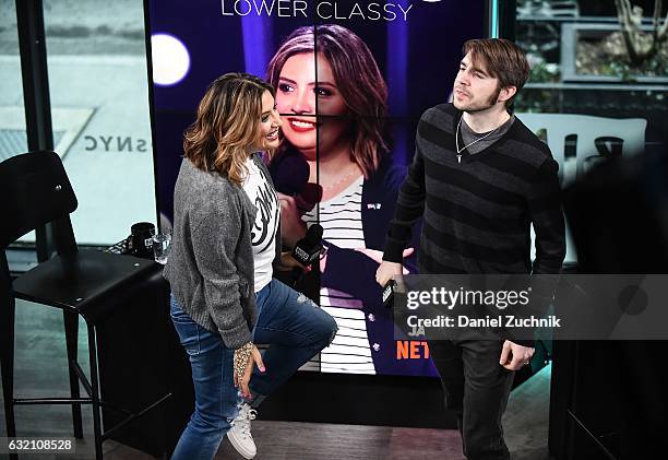 Cristela Alonzo attends the Build Series to discuss her role in 'Lower Classy' at Build Studio on January 19, 2017 in New York City.