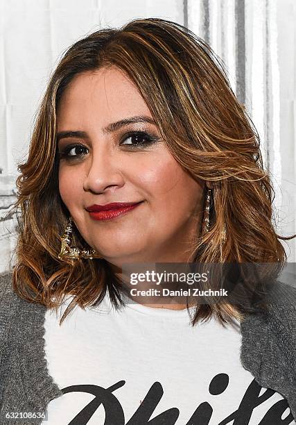 Cristela Alonzo attends the Build Series to discuss her role in 'Lower Classy' at Build Studio on January 19, 2017 in New York City.