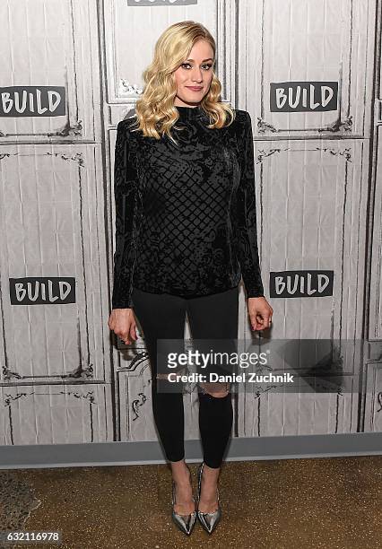 Olivia Taylor Dudley attends the Build Series to discuss the show 'The Magicians' at Build Studio on January 19, 2017 in New York City.