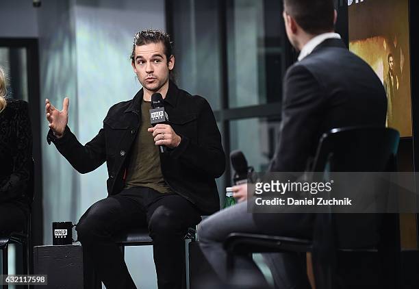 Jason Ralph attends the Build Series to discuss the show 'The Magicians' at Build Studio on January 19, 2017 in New York City.