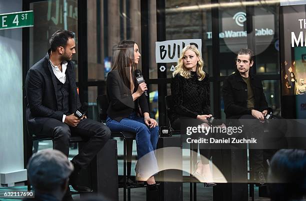Arjun Gupta, Stella Maeve, Olivia Taylor Dudley and Jason Ralph attend the Build Series to discuss the show 'The Magicians' at Build Studio on...