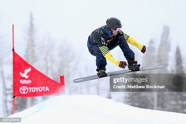 Lluis Marin Tarroch of Andora competes in the qualification round of the Toyota US Grand Prix at Solitude Mountain Resort on January 19, 2017 in...