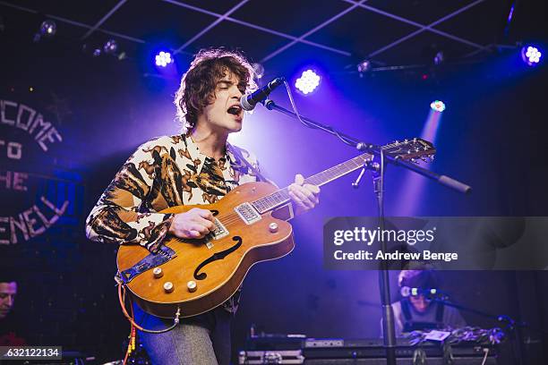 John Pelant of Night Moves performs at Brudenell Social Club on January 19, 2017 in Leeds, England.