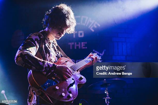John Pelant of Night Moves performs at Brudenell Social Club on January 19, 2017 in Leeds, England.