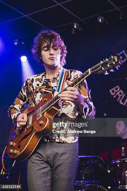 John Pelant of Night Moves performs at Brudenell Social Club on January 19, 2017 in Leeds, England.