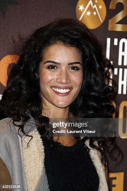 Actress Sabrina Ouazani attends "Sous le Meme Toit" Photocall during tne 20th L'Alpe D'Huez International Film Festival on January 19, 2017 in Alpe...