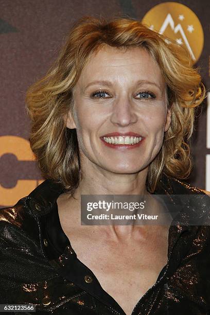 Actress Alexandra Lamy attends "Sous le Meme Toit" Photocall during tne 20th L'Alpe D'Huez International Film Festival on January 19, 2017 in Alpe...