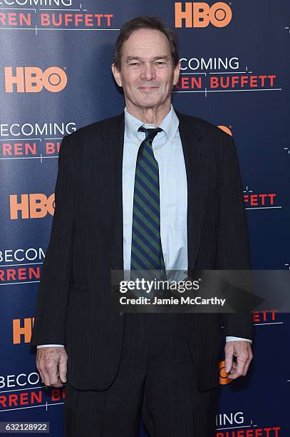 Director/Producer Peter Kunhardt attends 'Becoming Warren Buffett' World Premiere at The Museum of Modern Art on January 19, 2017 in New York City.