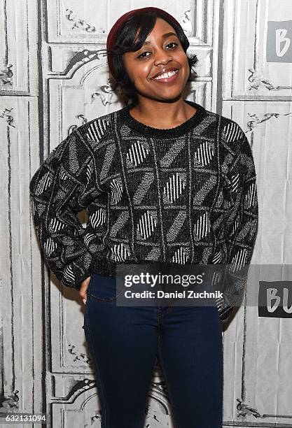 Quinta Brunson attends Build Series Presents Buzzfeed Motion Pictures Staff at Build Studio on January 19, 2017 in New York City.