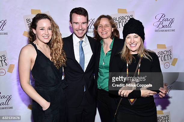 Terah Lyons, Matthew McAllister, Chief Technology Officer of the United States Megan Smith and guest attend the Busboys and Poets' Peace Ball: Voices...