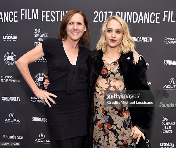 Actresses Molly Shannon and Jemima Kirke attend "The Little Hours" premiere during day 1 of the 2017 Sundance Film Festival at Library Center Theater...