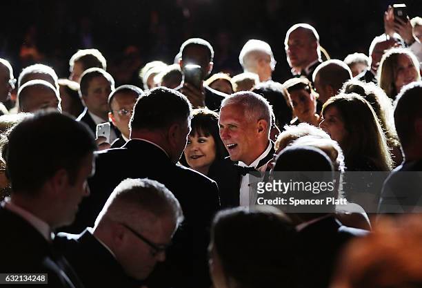 Vice President-elect Mike Pence and wife Karen Pence attend the Indiana Society Ball on January 19, 2017 in Washington, DC. Donald Trump will be...