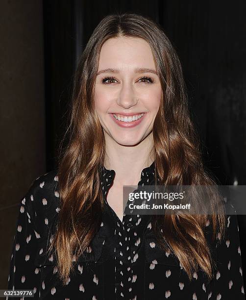 Actress Taissa Farmiga arrives at the 2017 Annual Artios Awards at The Beverly Hilton Hotel on January 19, 2017 in Beverly Hills, California.