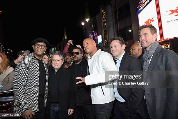 Actor Samuel L. Jackson, Chairman and CEO, Paramount Pictures Corporation Brad Grey, actor/rapper Ice Cube, actor/producer Vin Diesel, CEO of...