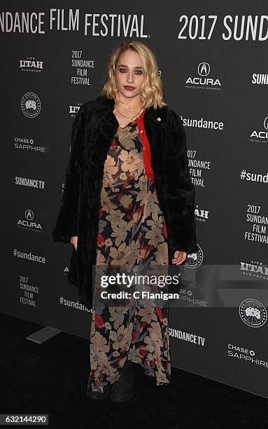 Actress Jemima Kirke attends 'The Little Hours' premiere during day 1 of the 2017 Sundance Film Festival at Library Center Theater on January 19,...