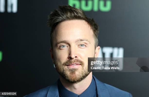 Actor Aaron Paul attends Premiere of Hulu's "The Path" Season 2 at Sundance Sunset Cinema on January 19, 2017 in Los Angeles, California.