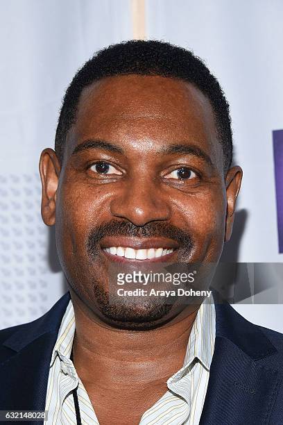 Mykelti Williamson arrives at the 2017 Annual Artios Awards at The Beverly Hilton Hotel on January 19, 2017 in Beverly Hills, California.