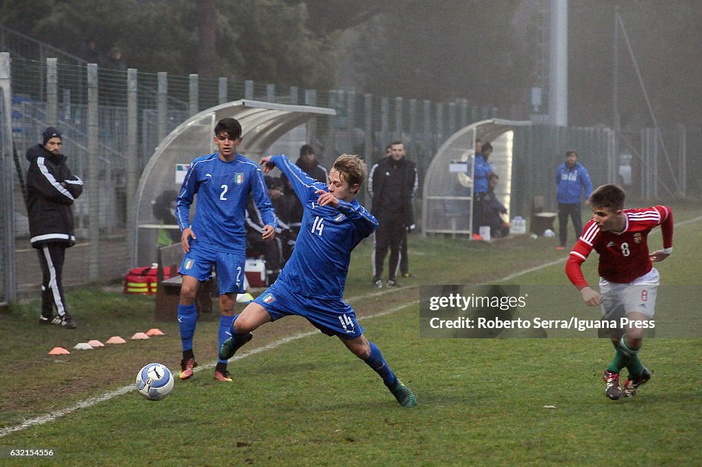 Italy U17 v Hungary U17 - International Friendly