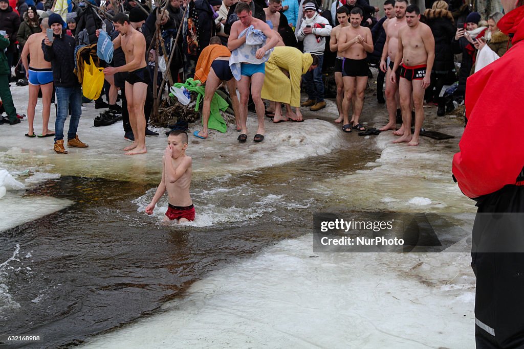 Epiphany celebration in Kiev