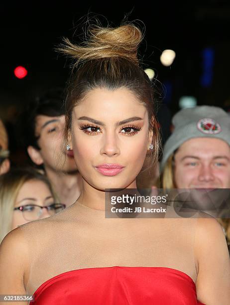 Ariadna Gutierrez attends the premiere of Paramount Pictures' 'xXx: Return Of Xander Cage' on January 19, 2017 in Los Angeles, California.