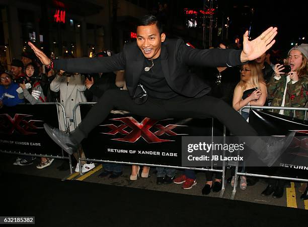 Tony Jaa attends the premiere of Paramount Pictures' 'xXx: Return Of Xander Cage' on January 19, 2017 in Los Angeles, California.